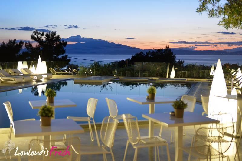 Louloudis Fresh-Adults Only Aparthotel Skala Rachoni  Buitenkant foto